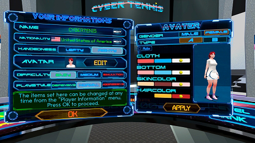 画像ギャラリー No.007のサムネイル画像 / Oculus Rift Oculus Link向けVRテニスゲーム「CYBER TENNIS」がリリース