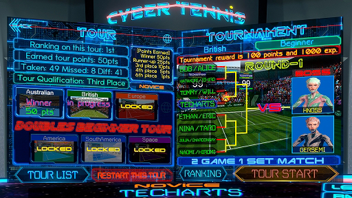 画像ギャラリー No.011のサムネイル画像 / Oculus Rift Oculus Link向けVRテニスゲーム「CYBER TENNIS」がリリース