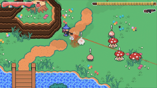 画像ギャラリー No.011のサムネイル画像 / 2DシューティングACT「トリガー・ウィッチ」が今夏にリリース。銃器を満載した魔法少女がファンシーな世界を暴れまわるトレイラーが公開