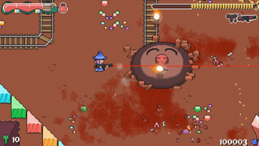 画像ギャラリー No.013のサムネイル画像 / 2DシューティングACT「トリガー・ウィッチ」が今夏にリリース。銃器を満載した魔法少女がファンシーな世界を暴れまわるトレイラーが公開