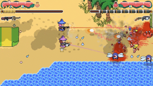 画像ギャラリー No.015のサムネイル画像 / 2DシューティングACT「トリガー・ウィッチ」が今夏にリリース。銃器を満載した魔法少女がファンシーな世界を暴れまわるトレイラーが公開