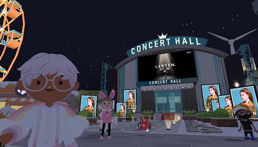 画像ギャラリー No.002のサムネイル画像 / 「一緒に遊ぼう」x「GENIE MUSIC」,メタバース音楽トークショー“L1STEN”が開催