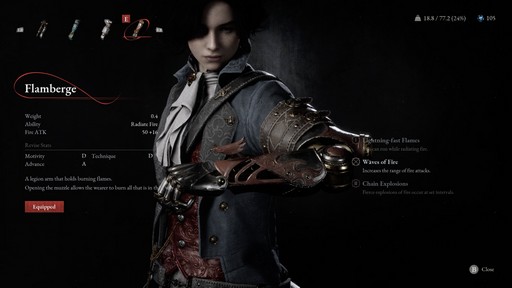 ���������꡼ No.016�Υ���ͥ������ / �Υץ쥤��ݡϴ��ԤΥ�����饤����Lies of P�פΥ����ƥ��̤����ܡ��礭����ħ�Ȥʤ��Weapon Combination�פ��Legion Arm�פμ��֤ϡ�