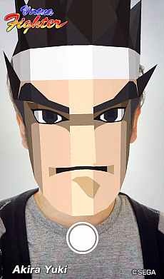 画像ギャラリー No.011のサムネイル画像 / 「Virtua Fighter esports」の配信を記念したWebARが公開。表情を読み取ってバーチャファイターキャラクターを表示