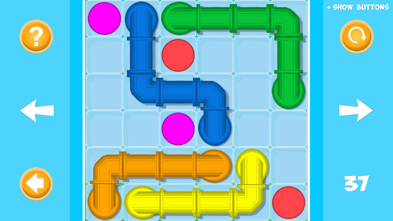 画像集/Connect Color Dots Fun Water Flow Pipe Line Art Puzzle Game