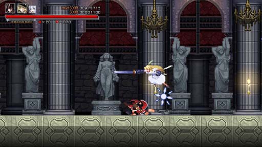 画像ギャラリー No.005のサムネイル画像 / 「紅魔城レミリア 緋色の交響曲」に新パートナー「伊吹萃香」が登場。難度“エクストライージー”追加も