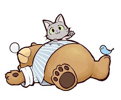 画像ギャラリー No.002のサムネイル画像 / 「くまのレストラン」のLINEスタンプが制作開始。7月中旬に発売予定