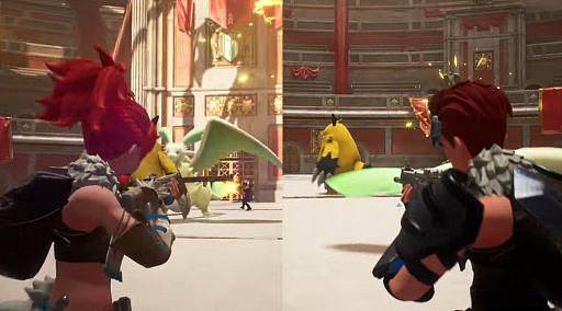 画像ギャラリー No.006のサムネイル画像 / 「パルワールド」PvPコンテンツ“パルアリーナ”を2024年内に実装。キャラ&パルたちが撃って殴って本格対戦