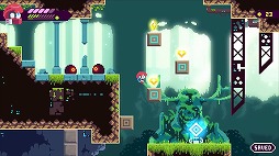 画像ギャラリー No.003のサムネイル画像 / 「トランシルビィ」の詳細情報が公開。敵を撃退するソードと,相手を足場にできるエレメントガンを駆使して戦う,探索型2Dアクション