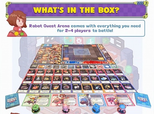 画像ギャラリー No.004のサムネイル画像 / 「Robot Quest Arena」のクラウドファンディングがスタート。デッキビルド要素を持つ新作ボードゲーム