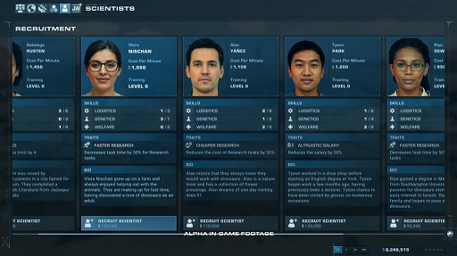 画像ギャラリー No.003のサムネイル画像 / 「Jurassic World Evolution 2」の開発者ビデオダイアリー第1弾が公開。前作とは異なる環境が登場し,恐竜たちのアニメーションも強化