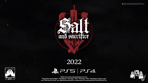 画像ギャラリー No.001のサムネイル画像 / 「Salt and Sanctuary」の系譜を継ぐ新作「Salt and Sacrifice」がPS5 / PS4向けに2022年リリースと発表