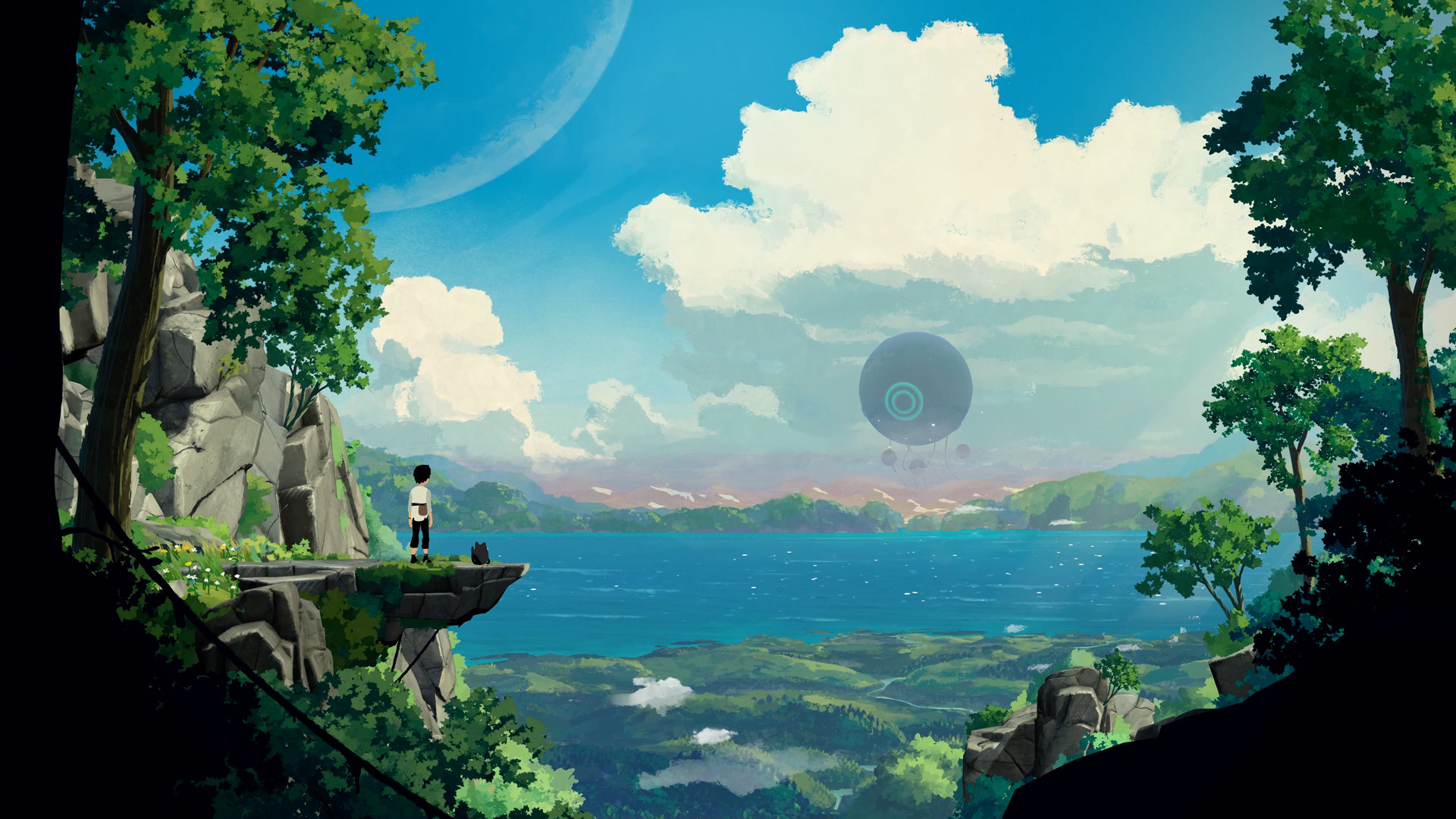 独特のアートワークが魅力のパズルADV「Planet of Lana」の最新ゲームトレイラーが公開に。小さな相棒と自然を守るために旅をする