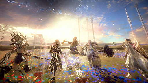 画像ギャラリー No.013のサムネイル画像 / 「BABYLON'S FALL」が本日発売に。超人戦士たちが最大4人でパーティを編成し,巨大な塔バビロンの攻略に挑むオンライン専用アクションRPG