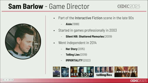 ꡼ No.002 | CEDEC 2023õե⡼ADVIMMORTALITYפΥǥϤ˺줿ΤࡦС᤬ȯ⤷