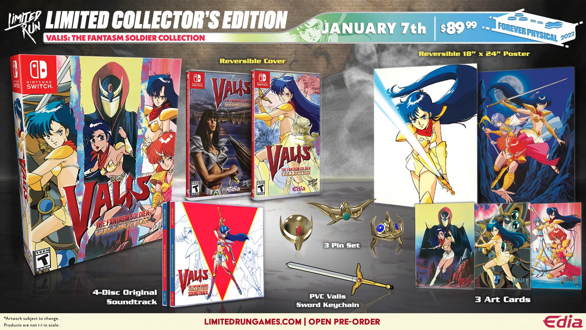 夢幻戦士ヴァリスCOLLECTION」と「悪魔城ドラキュラX・セレクション 夢幻戦士ヴァリスCOLLECTION」と「悪魔城ドラキュラX・セレクション