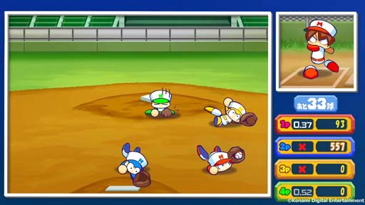 画像ギャラリー No.004のサムネイル画像 / 「パワプロクンポケットR」,ミニゲームモードで最大4人対戦が可能になるアップデート実施