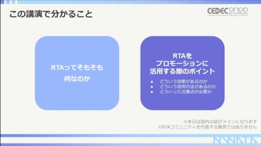 ꡼ No.007 | CEDEC 2022RTAԤ롤RTAȤäץ⡼γѻ㡣ݥȤϥߥ˥ƥʸ˥ꡩ