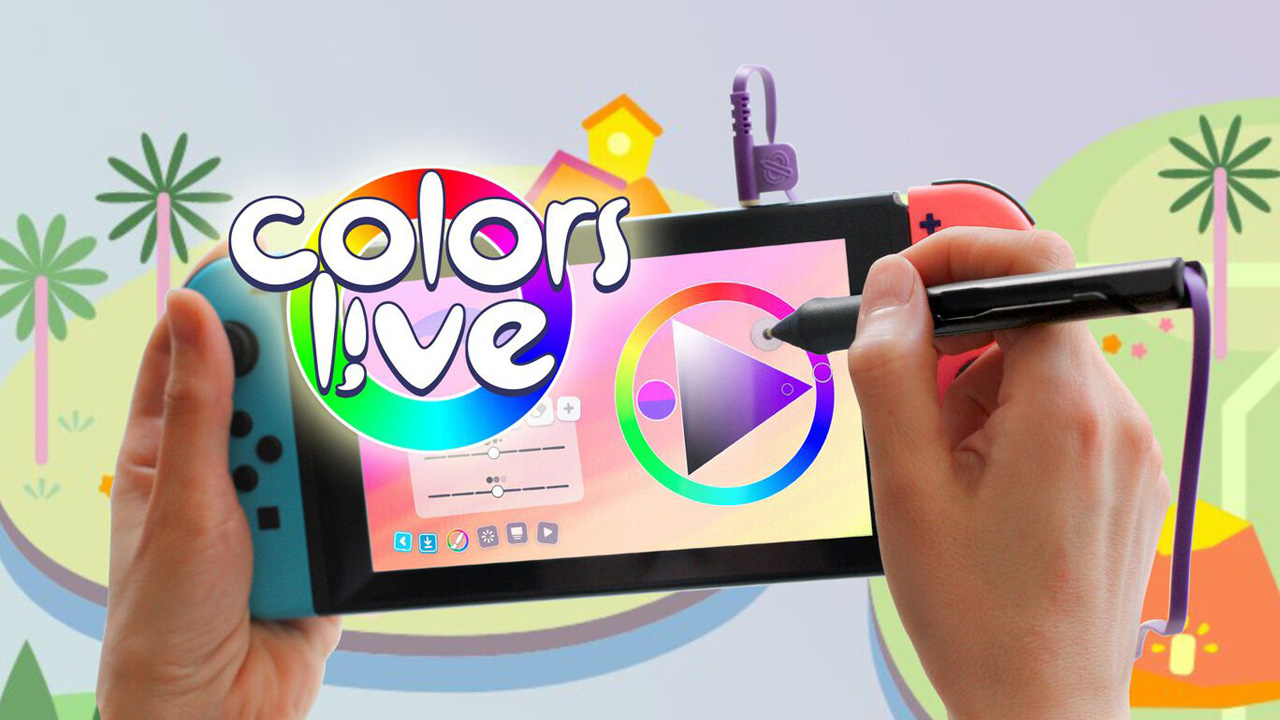 Switch向けお絵かきソフト Colors Live が9月16日より配信へ 筆圧検知対応スタイラスペンも登場予定