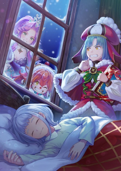 画像ギャラリー No.003のサムネイル画像 / 「聖剣伝説 ECHOES of MANA」クリスマス衣装のアンジェラとポポイが登場