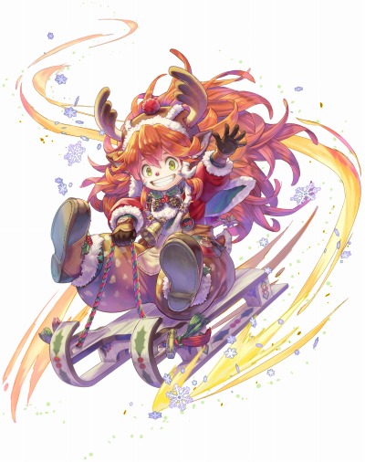 画像ギャラリー No.007のサムネイル画像 / 「聖剣伝説 ECHOES of MANA」クリスマス衣装のアンジェラとポポイが登場