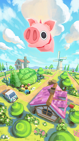 画像ギャラリー No.001のサムネイル画像 / 「HUNGRY PIG」が配信中。モンストのキャラクターデザイナーが手がけるiOS向けアクションゲーム