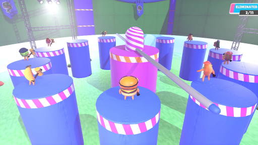 画像ギャラリー No.004のサムネイル画像 / 「Bro Falls: Ultimate Showdown」がSteamで配信。食べ物たちが障害物レースに挑む,Fall Guysフォロワーなバトロワ系ゲーム