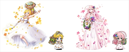 画像ギャラリー No.002のサムネイル画像 / 「ナナリズムダッシュ」,花嫁衣裳のシエルとイルンが登場する「魅惑の花嫁キャラガチャ」を開催