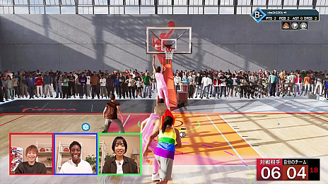 画像集#001のサムネイル/「NBA 2K22」，動画企画第1弾が公開。女子バスケ日本代表の&#x9AD9;田真希選手，馬瓜エブリン選手，三好奈穂選手がゲームに挑戦