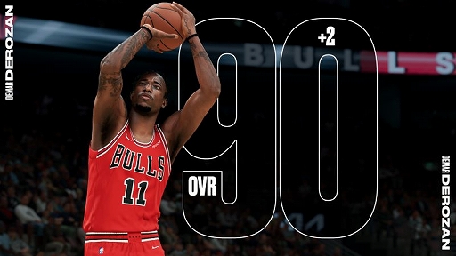 画像ギャラリー No.001のサムネイル画像 / 「NBA 2K22」,選手評価更新第5弾を実施。デマ―・デローザン選手などの評価を更新