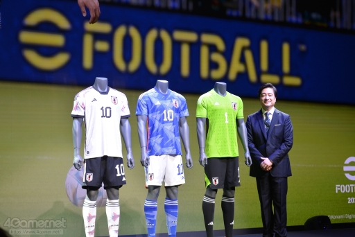 eFootball 2023」に日本代表の最新ユニフォームを着用した選手たちが 