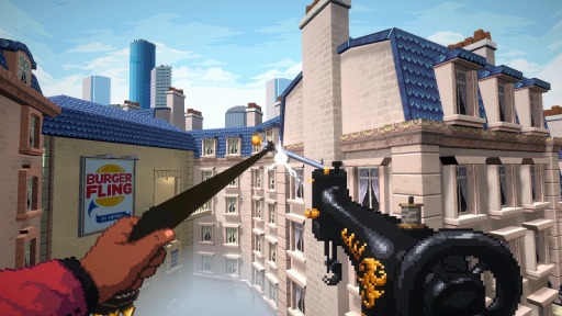 画像ギャラリー No.005のサムネイル画像 / コミカルシューター「Fashion Police Squad」リリース。ダサい着こなしの市民をベルトで鞭打ちって取り締まれ