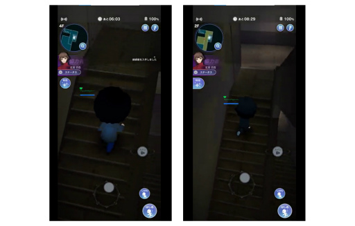 画像ギャラリー No.001のサムネイル画像 / 「貞子M」,階段周りのカメラ操作改善とコンティニュー機能を追加