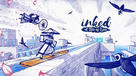 画像ギャラリー No.002のサムネイル画像 / Switch版「Inked: A Tale of Love」がリリースされ,Steam版がアップデート。PS4/Xbox One版の発売日は2021年秋以降に延期