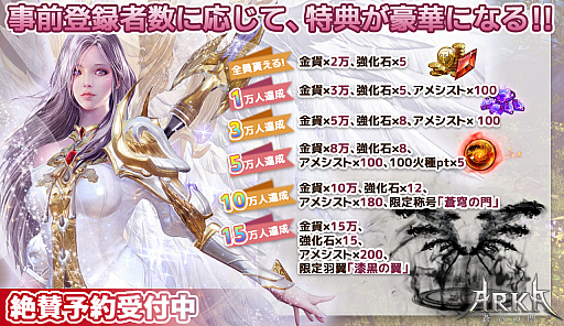 画像ギャラリー No.003のサムネイル画像 / 「ARKA‐蒼穹の門」,事前登録受付が本日スタート。記念キャンペーンも実施中