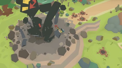 画像ギャラリー No.003のサムネイル画像 / 悪の企業をクマがぶった切るパズルアクション「LumbearJack」,Switch版が2022年内に発売