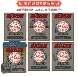 画像ギャラリー No.002のサムネイル画像 / 「れじぇくろ!」,“事前登録ガチャ”総回転数が1200万回を突破。魔宝石9000個のプレゼントが確定