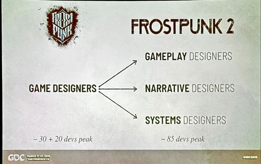 ꡼ No.002 | GDC 2025ϡFrostpunk 2פˤ륷ƥȥʥƥ֤ͻ硣11 bit studiosJakub Stokalski᤬GDCǸäȯů