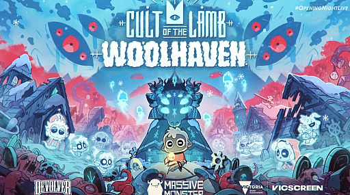 画像ギャラリー No.001のサムネイル画像 / 「Cult of the Lamb」のDLC「Woolhaven」,2026年早期にリリース。舞台となるのは過酷な雪山