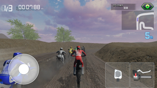 画像ギャラリー No.003のサムネイル画像 / ゲームバラエティーの新タイトル「オフロードバイクレース」の配信が開始