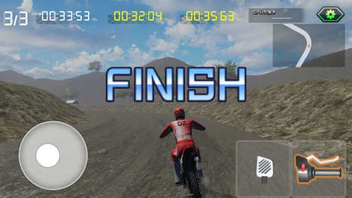 画像ギャラリー No.004のサムネイル画像 / ゲームバラエティーの新タイトル「オフロードバイクレース」の配信が開始