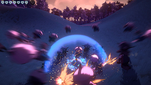 画像ギャラリー No.005のサムネイル画像 / 新作3Dアクション「ONI」(仮称)が2022年に発売へ。鬼の空太と相棒が“人にして悪鬼”こと桃太郎に復讐を誓う,空と風の物語