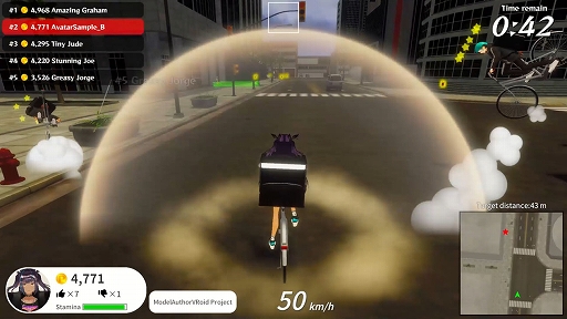 画像ギャラリー No.010のサムネイル画像 / 「FOOD DELIVERY BATTLE」がSteamで本日配信。車や配達員をなぎ倒す新アイテム“巨大化”も実装