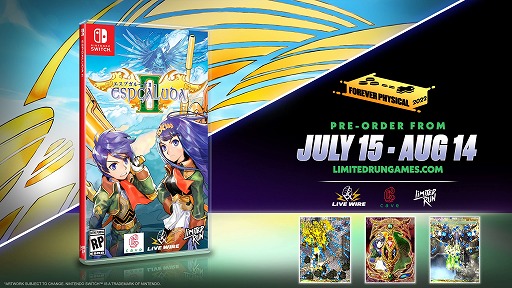 Switch版「エスプガルーダII」の北米パッケージ版が7月16日00:00に