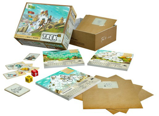 画像ギャラリー No.002のサムネイル画像 / 登山ダイス&ペンゲーム「トレック12」日本語版が10月上旬に発売