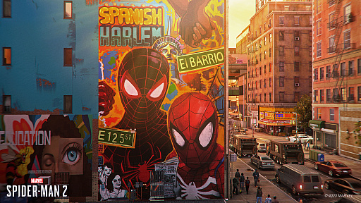 画像集 No.008のサムネイル画像 / LA取材「Marvel’s Spider-Man 2」プレイレポート＆インタビュー。ピーターとマイルズ，2人のスパイダーマンを操作する本作のストーリーに迫る
