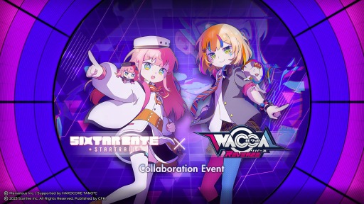 画像ギャラリー No.001のサムネイル画像 / リズムゲーム「Sixtar Gate: STARTRAIL」×「WACCA」コラボが決定。ティザームービーが公開中