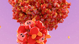 画像ギャラリー No.013のサムネイル画像 / 「星のカービィ」とサントリー緑茶 伊右衛門「特茶」とのコラボ映像公開