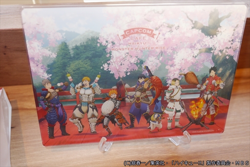 ハイキュー!! モンハン クリアファイル カプコンカフェ ハイキュー!!』×『モンハンライズ』カプコンカフェ限定コラボグッズが