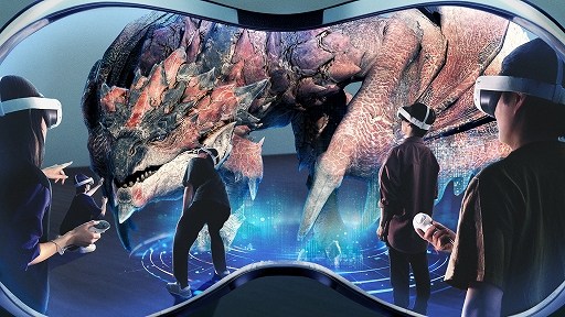 画像ギャラリー No.003のサムネイル画像 / 「モンスターハンター20周年-大狩猟展-」展示情報を公開。VR HMDで目の前に現れる大迫力のメインモンスターを間近で観察できる